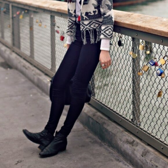 Modern Vice Carly Boot - Crinkle Lamb Size 9 - Picture 2 of 11